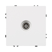ARL NOBE Розетка ТВ софт-тач белый кварц SCT-MTV1-SFPL-WH (TV) (Arlight, -)