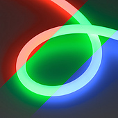 038762 Лента герметичная MOONLIGHT-TOP-G280-D18mm 24V RGB 360deg (13 W/m, IP65, 3838, 5m, wire x1) (Arlight, Вывод прямой, 3 года)