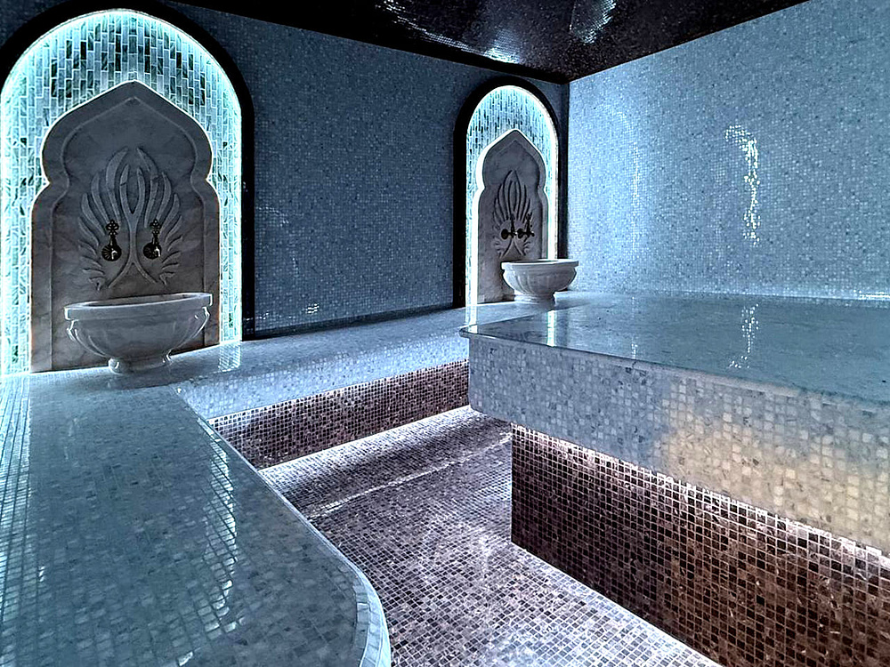 Волшебство света: оптоволоконное освещение хаммамов и бань