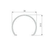 Экран ARH-POWER-W154-2000 OPAL (Arlight, Пластик)