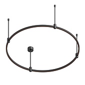 Основание ART-APRIORI-ROUND-ROD-400-R1000 (BK) (Arlight, IP20 Металл, 3 года)