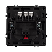 Механизм выключателя трехклавишный непроходной SWT-NOBE-MK03-SFPL-GR (230V, 10A) (Arlight, Серый базальт)