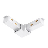 Коннектор угловой MAG-ORIENT-CON-L90-POWER (WH) (Arlight, IP20 Пластик, 3 года)