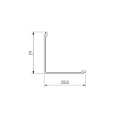 Экран SL-KANT-H30 SQUARE OPAL (Arlight, Пластик)