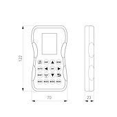 Пульт ARL-LAGERN-IR (3V) (Arlight, IP20 Пластик, 3 года)