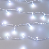 Светодиодная гирлянда ARD-STRING-CLASSIC-10000-CLEAR-100LED-SYNC RGB (230V, 6.5W, RF ПДУ, 3000) (Ardecoled, IP65)