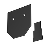 Заглушка MAG-ORIENT-CAP-2653-STR-G (BK) (Arlight, IP20 Металл, 3 года)
