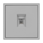 061893 Механизм телефонной розетки SCT-NOBE-MTL1-SFPL-IS (RJ-11, 4C) (Arlight, Никель)