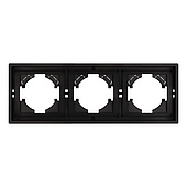 Рамка пластиковая FRM-TENDO-PL-3-BK (Arlight, -)