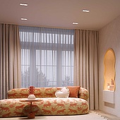 060949 Светильник MS-FLOW-BUILT-R85-6W Day4000 (WH, 55 deg, 230V) (Arlight, IP20 Металл, 5 лет)