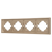 Рамка пластиковая FRM-TENDO-PL-4-GD (Arlight, -)