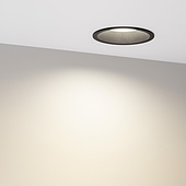 Светильник MS-BREEZE-BUILT-R104-12W Day4000 (BK, 85 deg, 230V) (Arlight, IP20 Металл, 3 года)