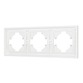 Рамка пластиковая FRM-TENDO-SFPL-3-WH (Arlight, -)