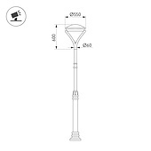 Светильник OXOR-ORNE-Y-550x600-35W Day4000 (BK, 120 deg, 230V) IP65 (Arlight, -)