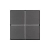 INTELLIGENT ARLIGHT Кнопочная панель KNX-304-23-IN Black (BUS, Frameless) (IARL, IP20 Металл, 2 года)