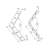 Соединитель профиля LINE-6070-135 Set (Arlight, Металл)