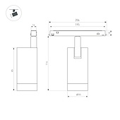 Светильник MAG-ORIENT-SPOT-R35-6W Day4000 (BR, 24 deg, 48V) (Arlight, IP20 Металл, 5 лет)