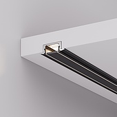 Экран LINE-2000 NARROW BLACK (Arlight, Пластик)