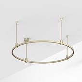 Основание ART-APRIORI-ROUND-ROD-400-R1000 (OG) (Arlight, IP20 Металл, 3 года)