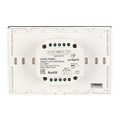 Панель Sens SMART-P79-DIM Black (230V, 4 зоны, 2.4G) (Arlight, IP20 Пластик, 5 лет)