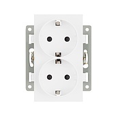 Механизм электрической розетки SCT-MEUD-PL-WH (250V, 16A) (Arlight, -)