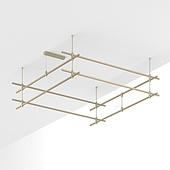 Основание ART-APRIORI-QUADRAT-2-ROD-400-2000x2000 (OG) (Arlight, IP20 Металл, 3 года)
