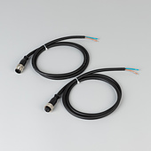 Коннектор питания ARL-LINE-1000-2pin (24-48V) (Arlight, IP67 Пластик, 3 года)