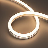 055550 Лента герметичная MOONLIGHT-SIDE-A140-12x24mm 24V Warm3000 (9.6 W/m, IP68, 0,5m, wire x1) (Arlight, Образец)