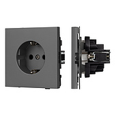 Механизм электрической розетки SCT-TENDO-MEU1-SFPL-GR (230V, 16A) (Arlight, -)