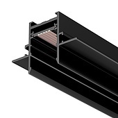 Трек встраиваемый MAG-TRACK-2538-FDW-1000 (BK, 5LN) (Arlight, IP20 Металл, 5 лет)