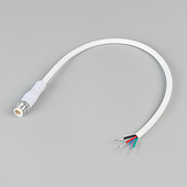 Коннектор питания ARL-WAVE-1615-CON-POWER-MALE-4PIN-WHT (Arlight, IP67 Пластик, 3 года)