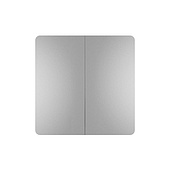 051682 INTELLIGENT ARLIGHT Кнопочная панель KINETIC-801-22-2G-WP-SUF Silver (No battery, IP67, 433Mhz) (IARL, IP67 Пластик, 3 года)