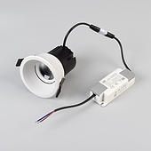 060949 Светильник MS-FLOW-BUILT-R85-6W Day4000 (WH, 55 deg, 230V) (Arlight, IP20 Металл, 5 лет)