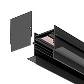 Трек встраиваемый MAG-TRACK-4560-FDW-3000 (BK, 5LN) (Arlight, IP20 Металл, 5 лет)