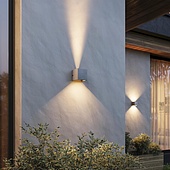 Светильник LGD-PERAN-WALL-S120x120-6W Warm3000 (WH, 0-80 deg, 230V) (Arlight, IP65 Бетон, 3 года)