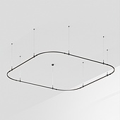 048517 Основание ART-APRIORI-QUADRAT-SOFT-HANG-3500x3500 (BK) (Arlight, IP20 Металл, 3 года)