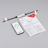 031593 Диммер SMART-MINI-DIM-SET (12-24V, 1x4A, ПДУ 4кн, IR) (Arlight, IP20 Пластик, 5 лет)