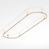 048502 Основание ART-APRIORI-OVAL-ROD-200-3000x1000 (GD) (Arlight, IP20 Металл, 3 года)