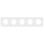 Рамка пластиковая FRM-TENDO-PL-5-WH (Arlight, -)