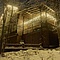Подсветка загородного дома гирляндой "Бахрома"