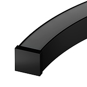 066908 Профиль LINE-3535-BENT-SIDE-2000 ANOD BLACK (Arlight, Алюминий)