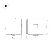 060650 Светильник LGD-VERSATI-4x3W Warm3000 (Серый, 4x3 deg, 230V) (Arlight, IP65 Металл, 3 года)
