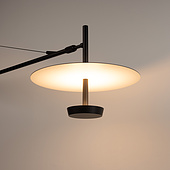 059596 Светильник SP-CAMPANA-WALL-L1450-9W Warm3000 (BK, 130 deg, 230V, TELESCOPIC) (Arlight, IP20 Металл, 5 лет)