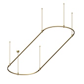 054405 Основание ART-APRIORI-OVAL-ROD-800-4000x1000 (OG) (Arlight, IP20 Металл, 3 года)