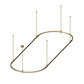 054396 Основание ART-APRIORI-OVAL-ROD-800-3000x1000 (OG) (Arlight, IP20 Металл, 3 года)