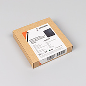 048257 INTELLIGENT ARLIGHT Кнопочная панель KINETIC-801-22-2G-WP-SUF Black (No battery, IP67, 433Mhz) (IARL, IP67 Пластик, 3 года)