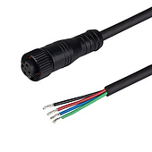 053050 Коннектор питания ARL-WAVE-1010-RGB-CON-POWER-FEMALE-BLK (Arlight, IP67 Пластик, 3 года)