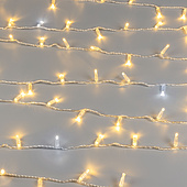 025780 Светодиодная гирлянда ARD-STRING-CLASSIC-10000-CLEAR-100LED-FLASH WARM (230V, 7W) (Ardecoled, IP65)