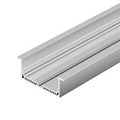 Профиль с экраном SL-LINIA88-F-2500 ANOD+OPAL (Arlight, Алюминий)