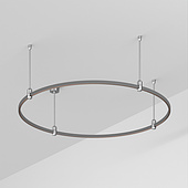 Основание ART-APRIORI-ROUND-ROD-400-R1200 (TN) (Arlight, IP20 Металл, 3 года)